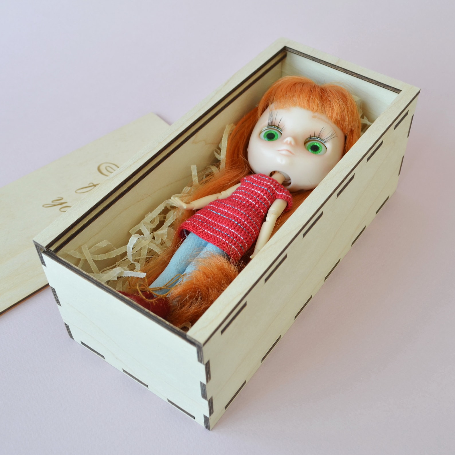 Custom Box for Dolls With Your Personalized Dedication. Etsy