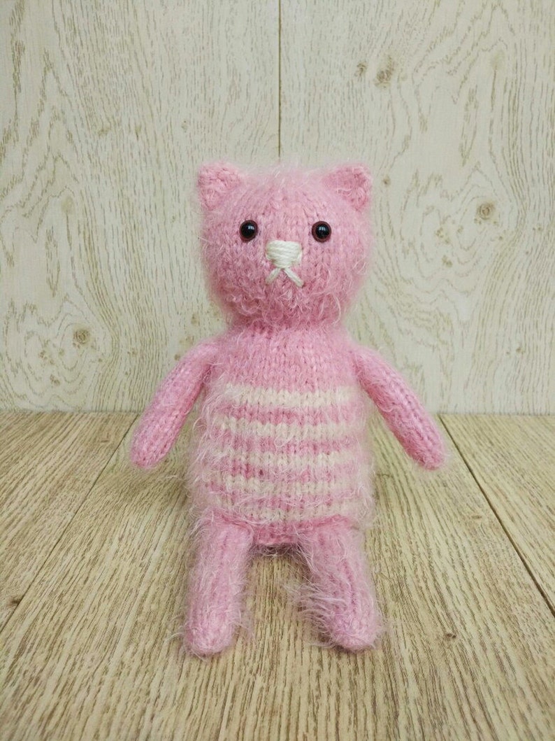 pink cat teddy