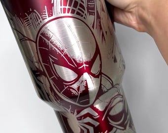 Spider Engraved Stanley 40oz Tumbler