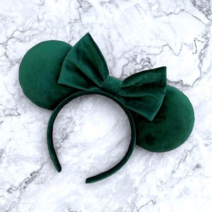 Foolish Mortals Velvet Mouse Ears Headband image 2