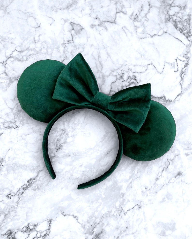 Foolish Mortals Velvet Mouse Ears Headband image 2