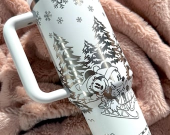Snow Friends & Sleigh Rides Engraved Stanley 40oz Tumbler