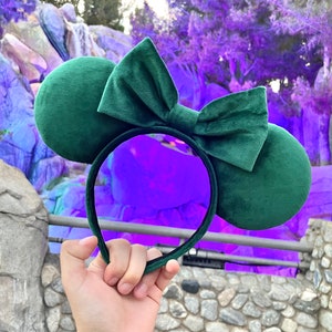 Foolish Mortals Velvet Mouse Ears Headband image 5