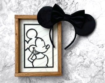 Mr. Mouse Silhouette Sign