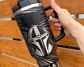 Mando Engraved Stanley 40oz Tumbler