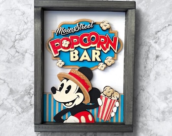 Popcorn Bar Sign