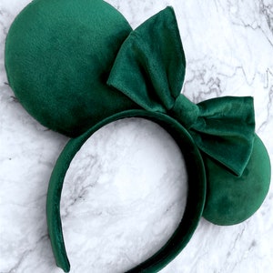 Foolish Mortals Velvet Mouse Ears Headband image 3