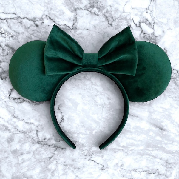 Foolish Mortals Velvet Mouse Ears Headband