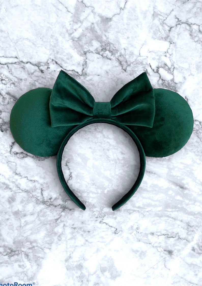 Foolish Mortals Velvet Mouse Ears Headband image 1