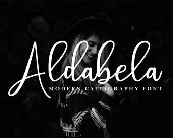 Aldabela Modern Script Font