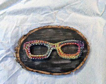 Eyeglasses string art