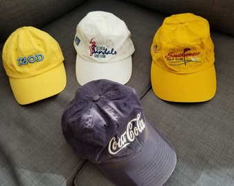 old fashioned golf caps