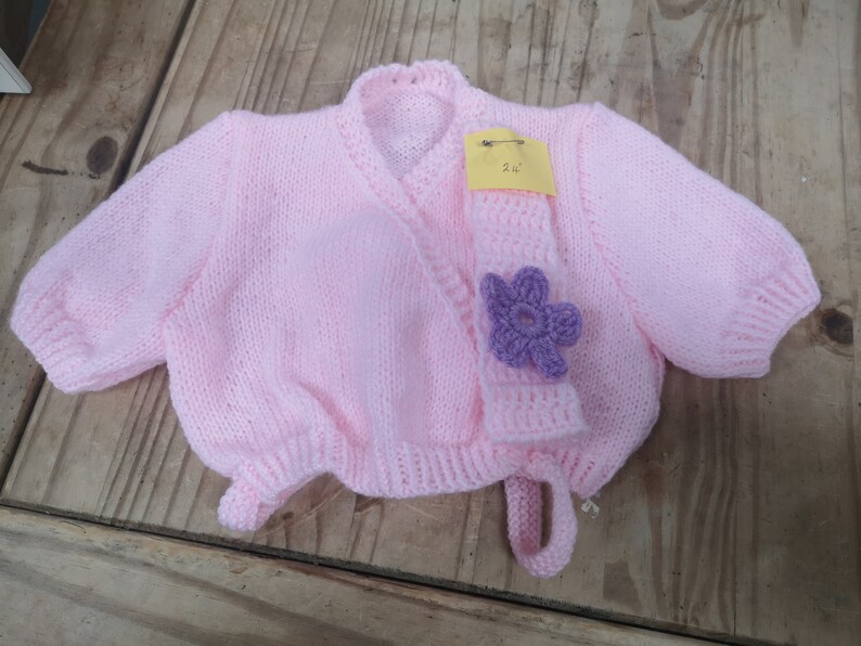 Knitted ballet cardigan