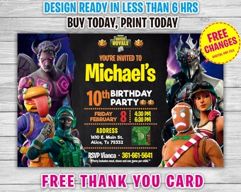 Fortnite Imprimable Etsy - fortnite invitation invitation anniversaire fortnite invitation tombe love ranger invitation joyeux maraudeur inviter fortnite imprimable