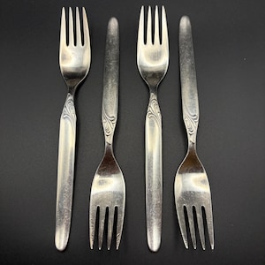 Set of 4 Paul Wirths Stainless Steel Dinner Forks 7.5” Long Pattern WIF29