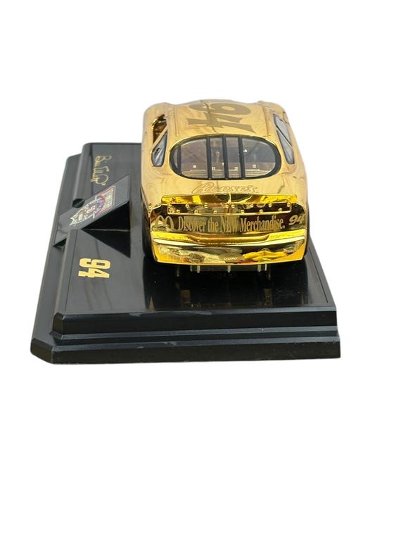 Vintage 1998 Bill Elliott #94 Gold Mcdonald's Car NASCAR 50th