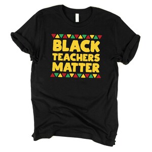 Black educator shirt Clearance