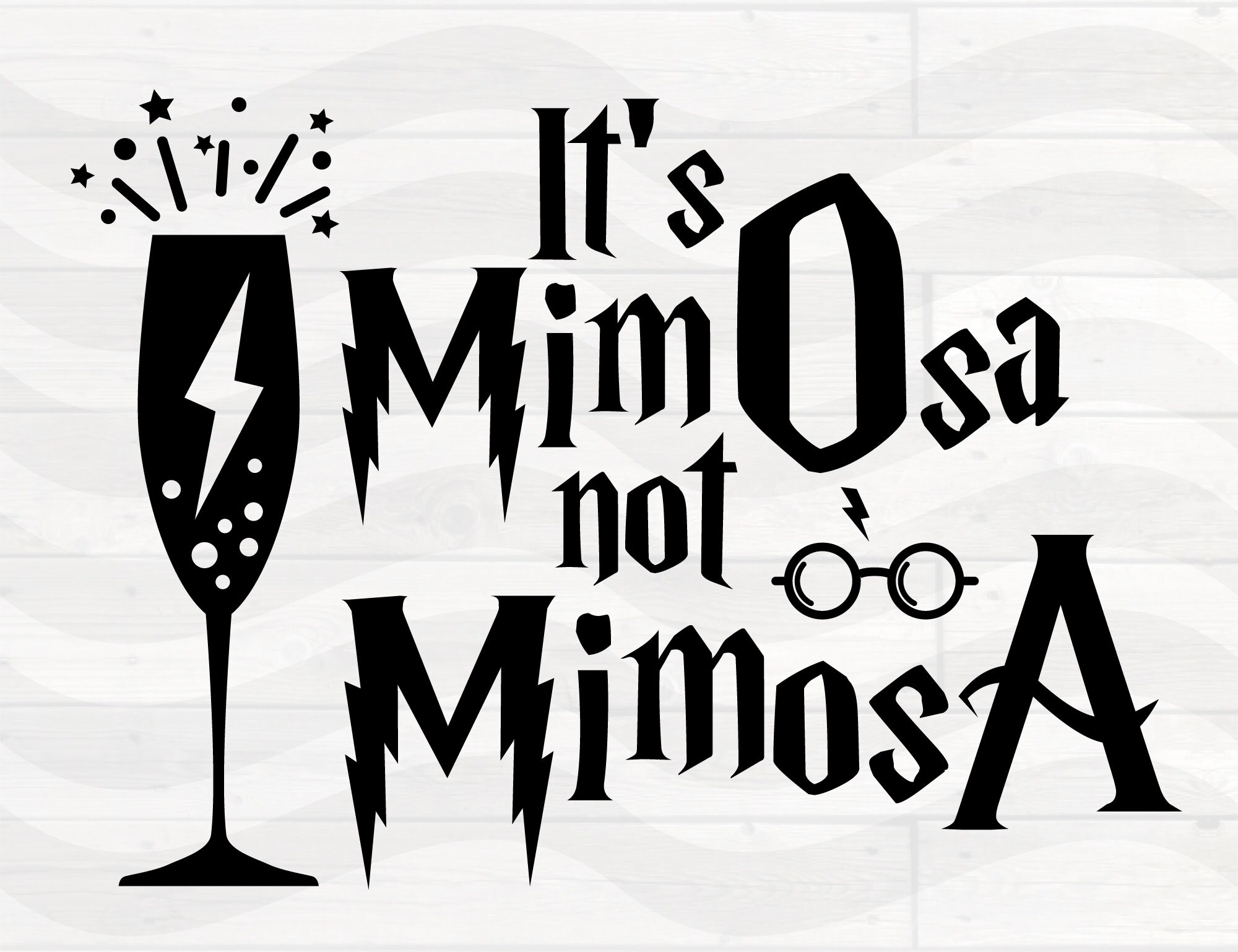 It S Mimosa Not Mimosa Funny Mimosa Cocktail Harry Potter Etsy