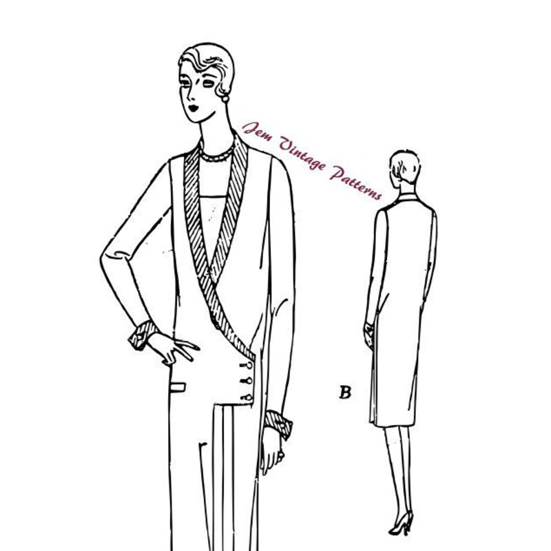 1920s Dress Pattern Etsy