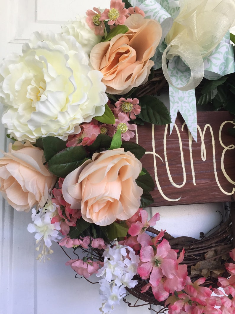 Home Wreath for Front Door Any Season or Space