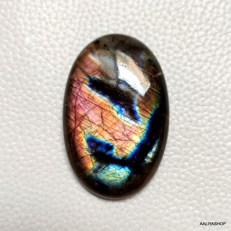 Quality. AAA 47\u00d729\u00d78.3mm Purple Labradorite Cabochon 100carats Loose Gemstone Oval Best For Jewelry