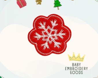 Snowflake Feltie 3 sizes Christmas Feltie File  Machine Embroidery Design Feltie Designs Feltie Pattern Feltie File