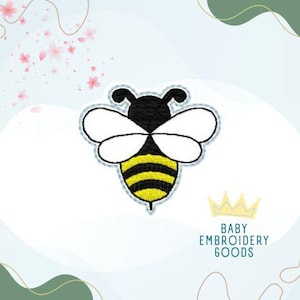 Bee Feltie 2 sizes Bee Feltie File  Machine Embroidery Design Feltie Designs Feltie Pattern Feltie File