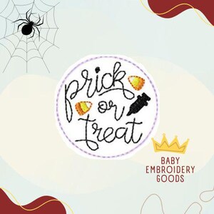 Prick or treat 2 size Feltie File Machine Embroidery Design Pattern Feltie File