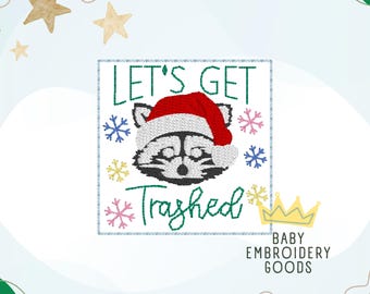 Weihnachten 2 Größen Filzdatei Stickdatei Stickdatei