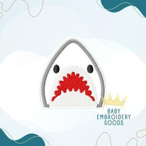 Shark Feltie File Machine Embroidery Design Feltie Designs Feltie Pattern Feltie File