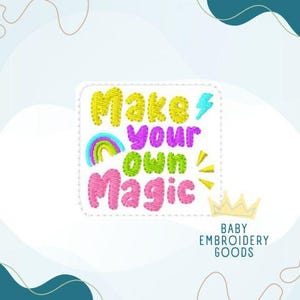 Make your own magic 2 size Feltie File Machine Embroidery Design Pattern Feltie File