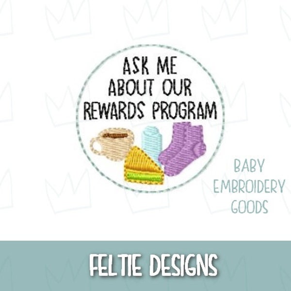 Ask me about our rewards program  2 size  File Machine Embroidery Design Pattern Feltie File