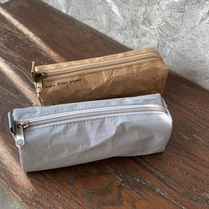 Sac en papier lavable |sac de rangement, étui crayon, étui à crayon de maquillage, embrayage, petit sac
