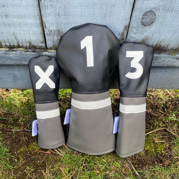 Golf Headcovers Leather Etsy