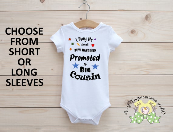promoted to big cousin onesie