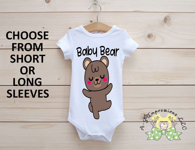 Cute Baby Onesie Going Home Outfit Girl Baby Bear Onesie\u00ae Bodysuit Boy Onesie Celebration Onesie Reveal Onesie