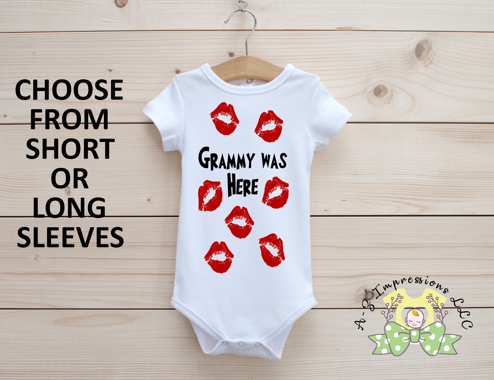 Grammy Was Here Onesie® Reveal Onesie Celebration Onesie Etsy