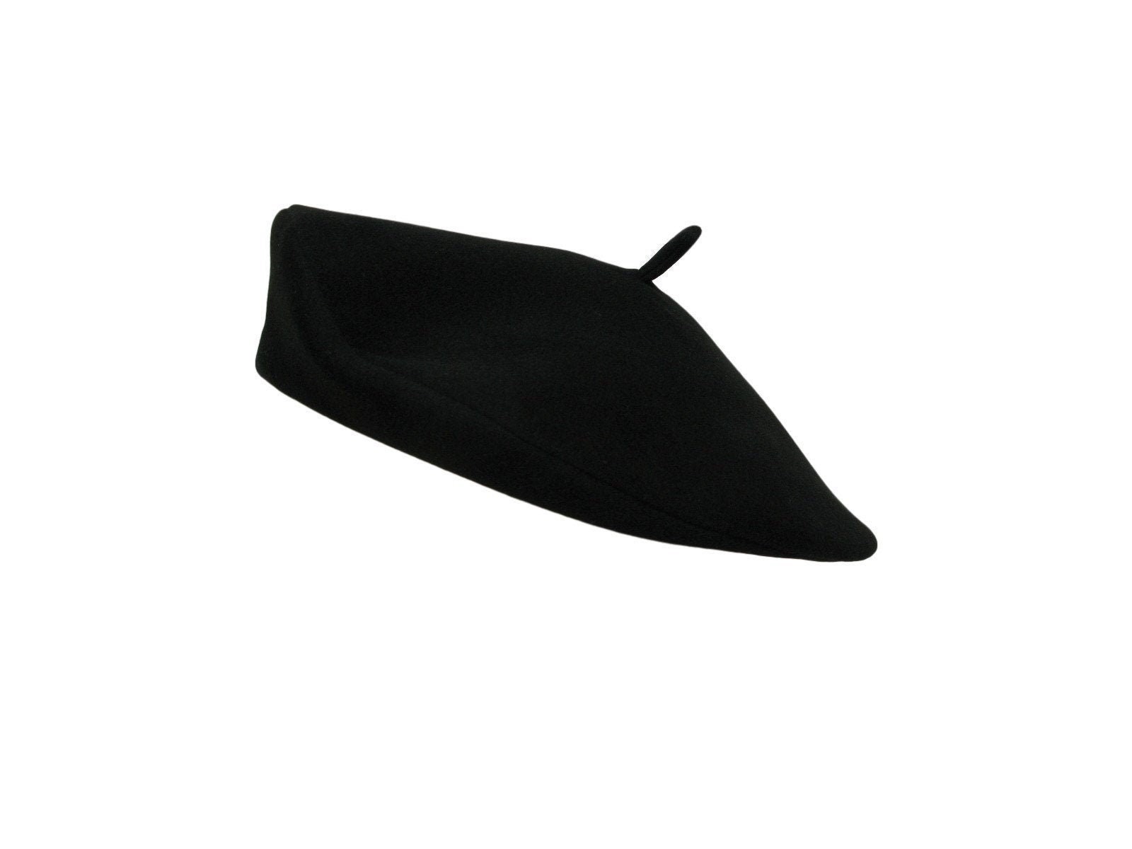 Vegan Black French Beret
