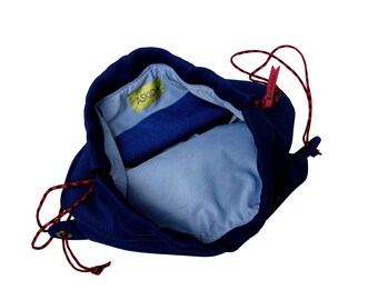 Chaqlin Kordelzug-Rucksack Aus Polyester – Leichter Sackpack Für Sport & Freizeit | Größe Ca. 33 X 41 Cm | Mit Tier-Motiv (Hase), Für Frauen & Herren
