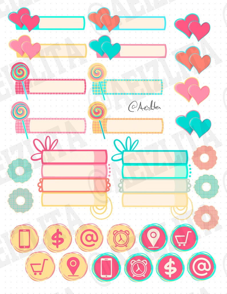 111 Digital Stickers Goodnotes Planner/journal/diary Etsy UK
