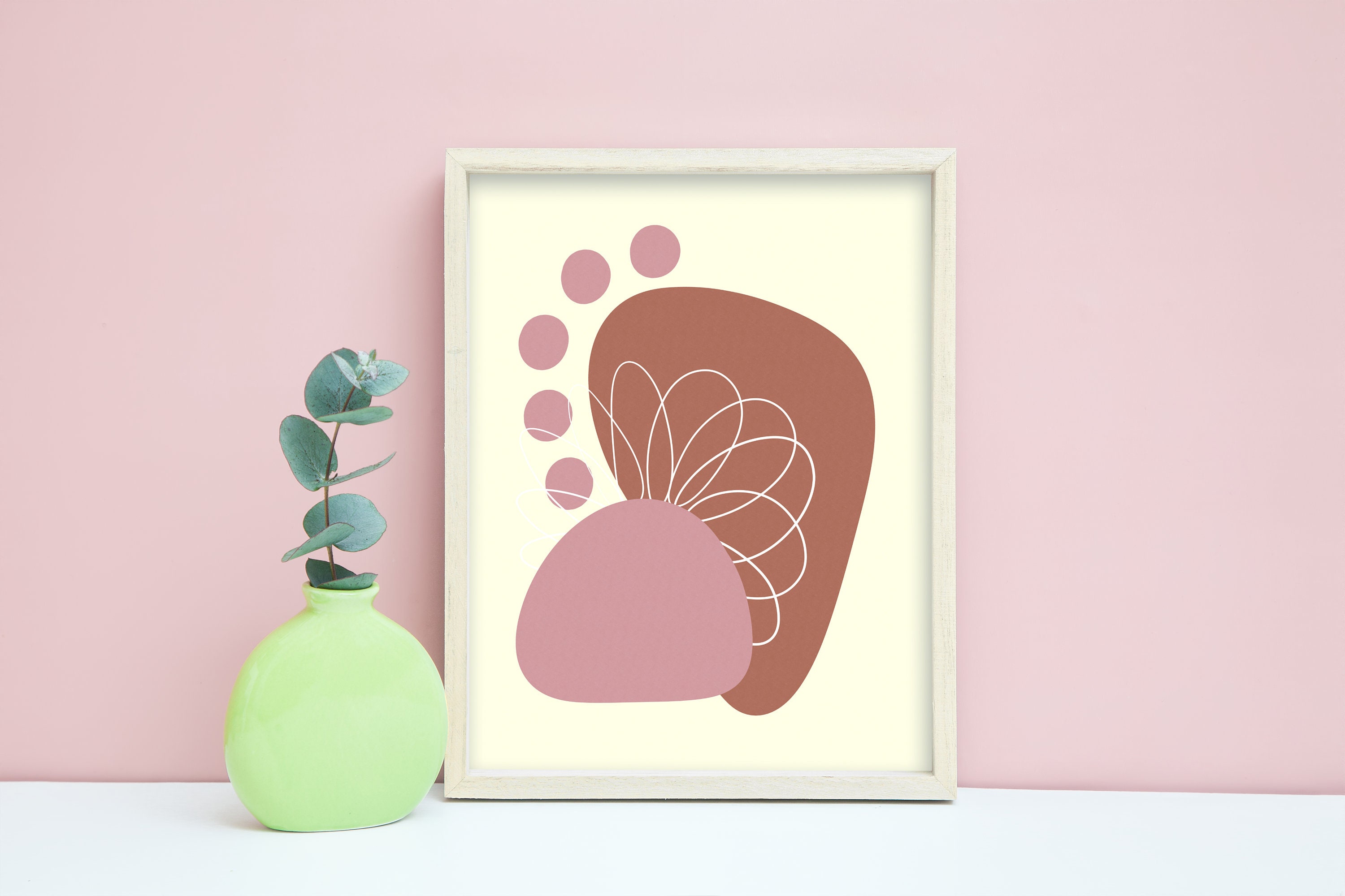 Boho Minimalism Print Download Printable Art Abstract 8x10'' 24x30 ...