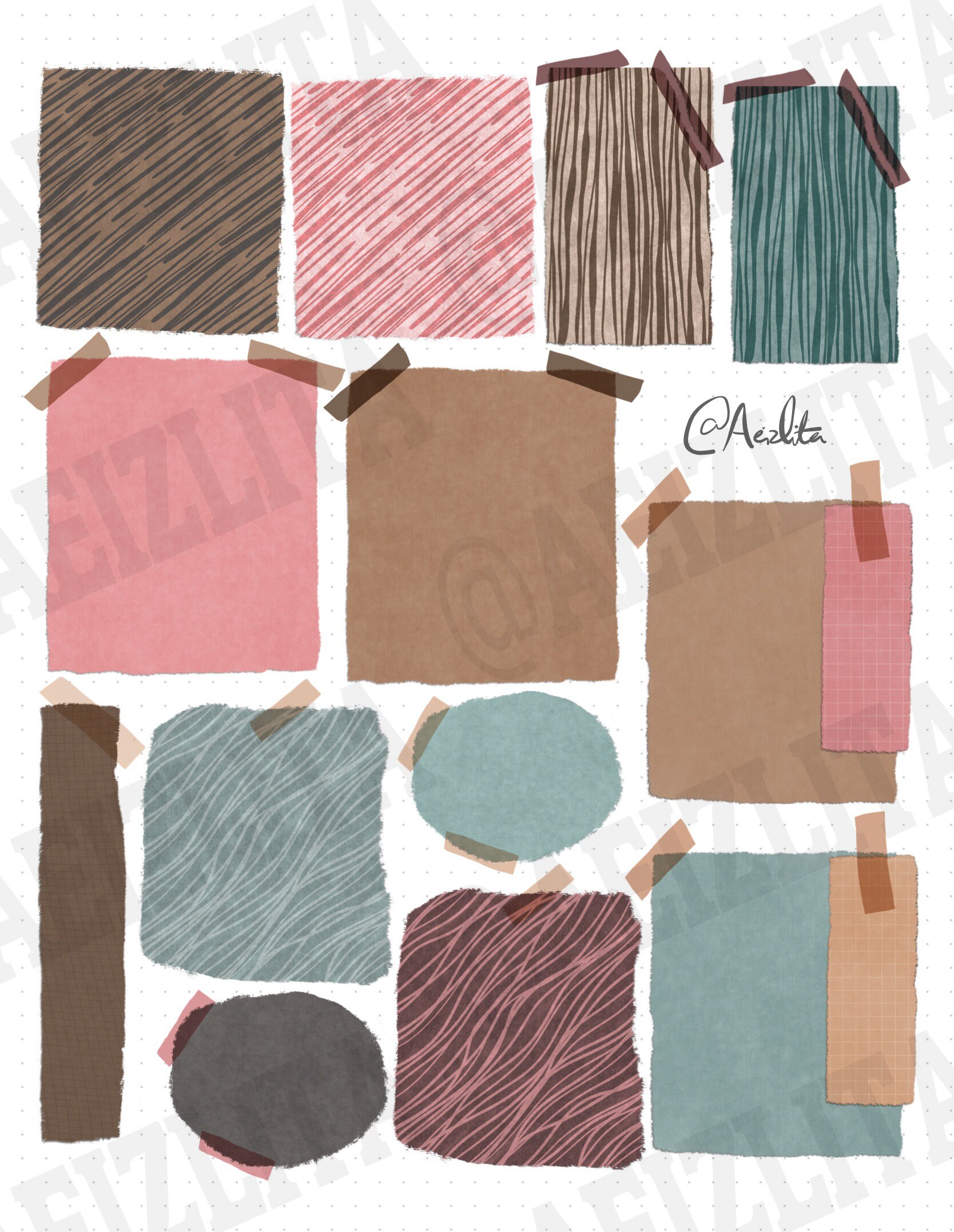 27 Digital Stickers - Goodnotes Planner/journal/diary - Scrap Paper ...