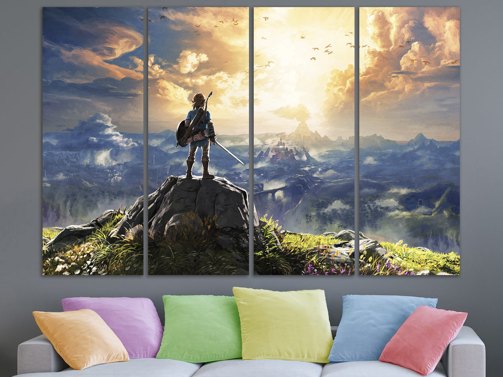 絵画 Zeldam SR2000 #002 Legend Of Zelda Wind Waker Game Console Wall Art Home - POSTER