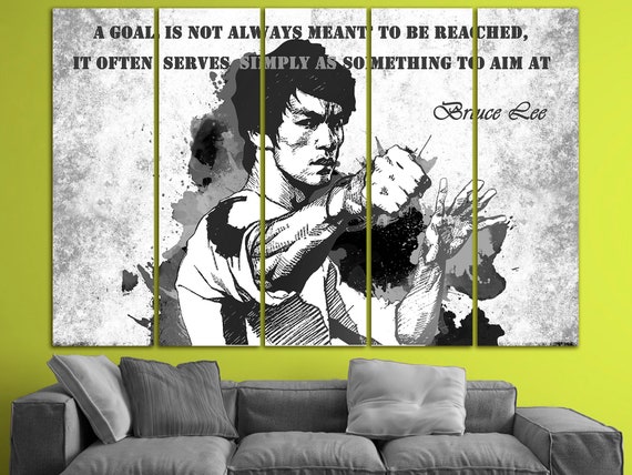 Australian Seller BRUCE LEE  kung fu quote  film poster art print movie