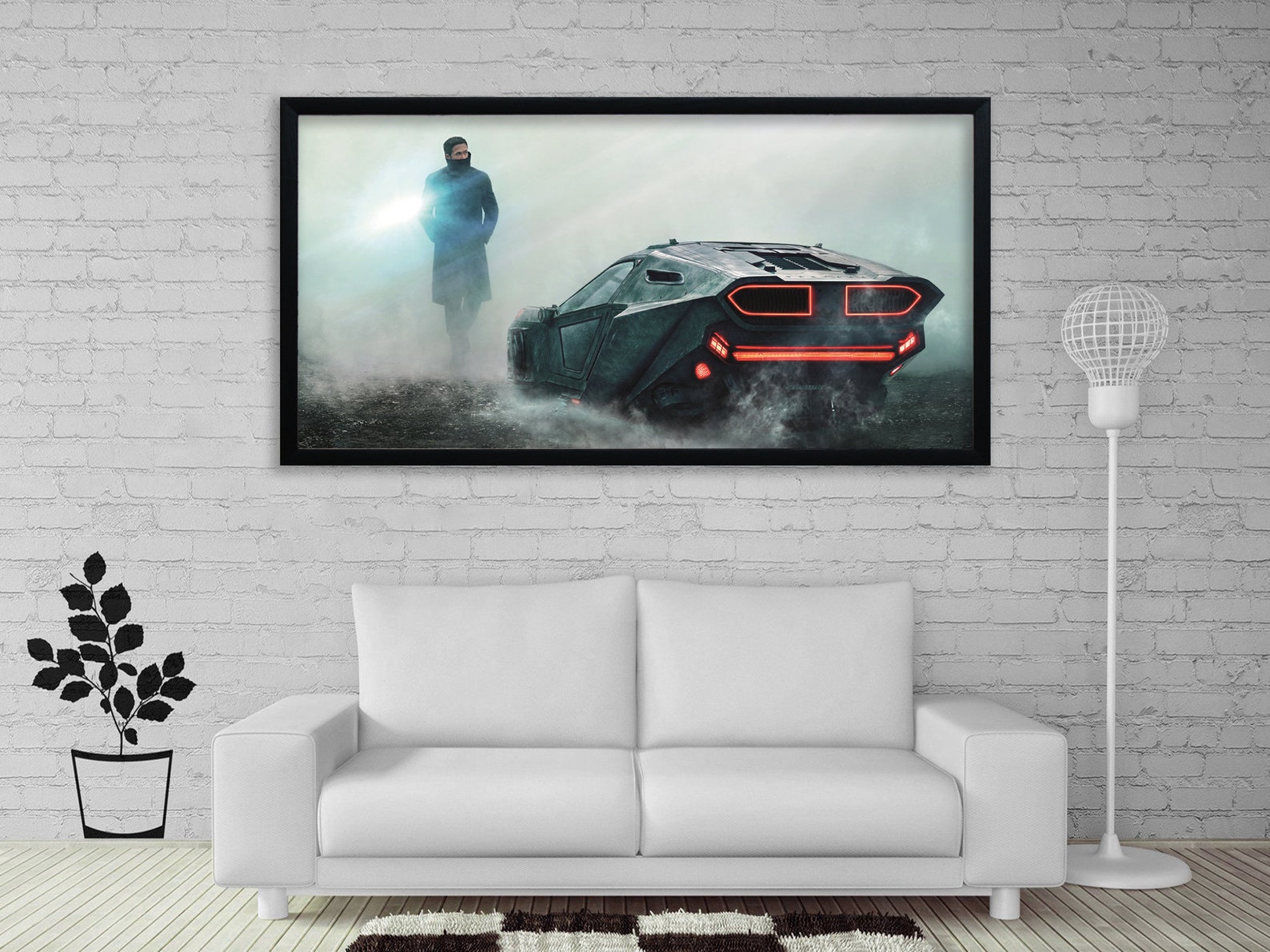 Blade Runner 2049 Canvas Blade Runner Decor Ryan Gosling Art Etsy