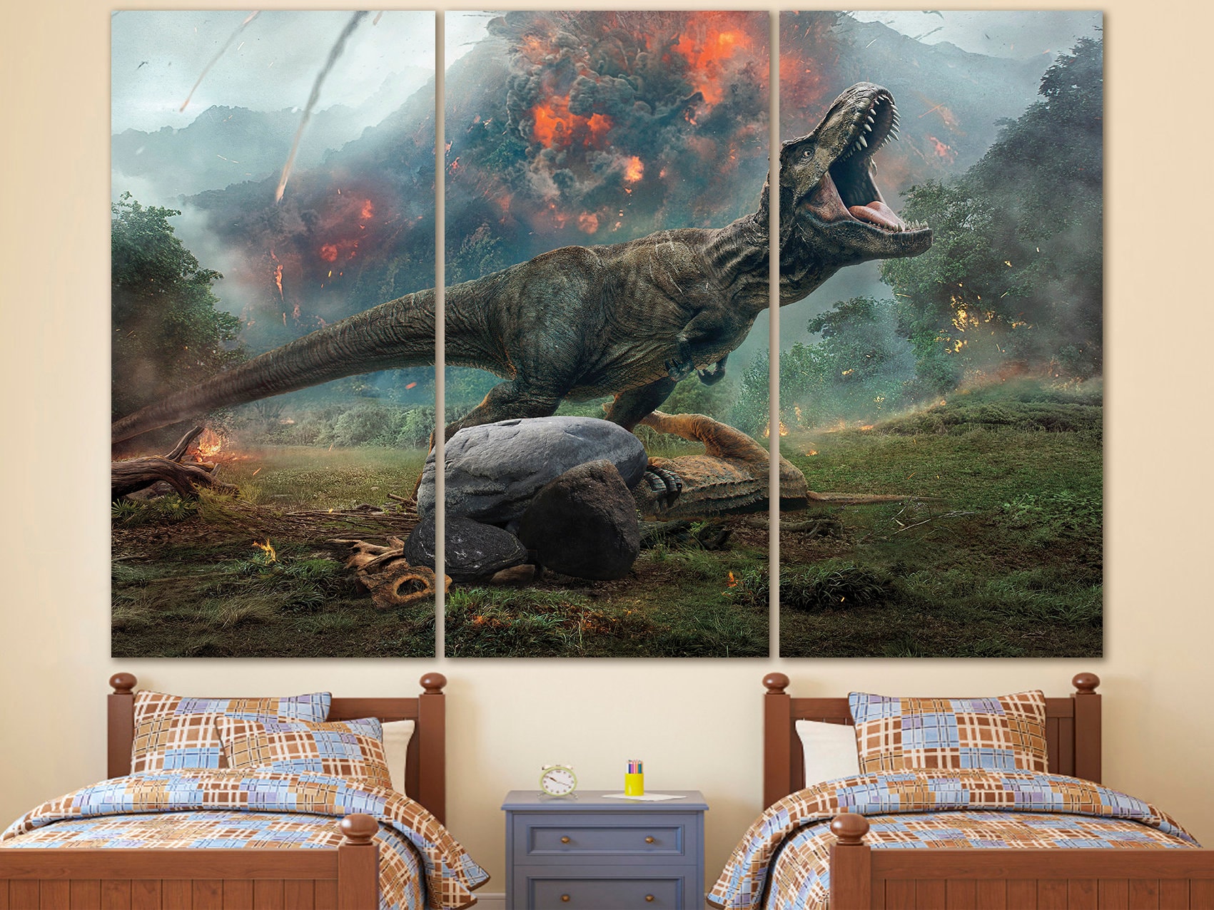 dinosaur canvas storage