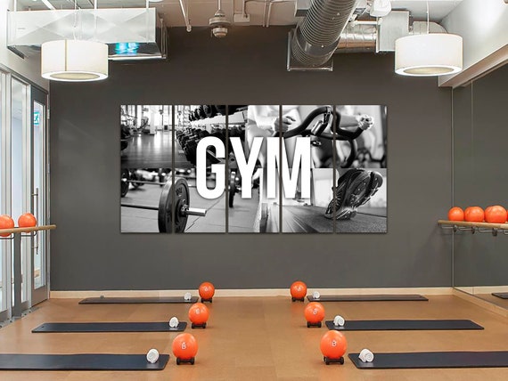 Gym Canvas Sports Decor Motivation Art Muscle Gym Print Sports Room Art Fitnes Canvas Workout Decor Gym Wall Art Sport Wall Decor Gym Decor Etsy UK