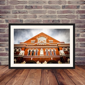 Nashville Photography Prints Ryman Auditorium Downtown Nashville