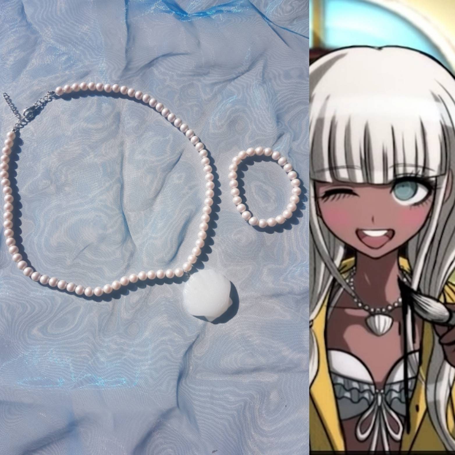 Angie Yonaga Inspiriert Swarovski Perle Perlenkette Und Etsy