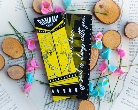 Banana Fish Bookish Fan Art Fandom Bookmark Film Etsy Banana Fish Bookish Fan Art Fandom Bookmark Film Etsy